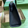 Gucci Jumbo GG pouch in black leather 739490 In Black leather - Default Title - View 4