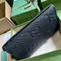 Gucci Jumbo GG pouch in black leather 739490 In Black leather - Default Title - View 6
