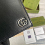 Gucci GG Marmont leather bi-fold wallet ‎428726 black - W21cm x H9cm / black - View 6