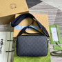 Gucci Ophidia GG crossbody bag 699439 in blue and black Supreme