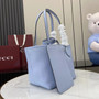 Gucci Totissima small reversible tote bag in blue leather �?39124