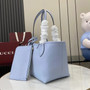 Gucci Totissima small reversible tote bag in blue leather �?39124