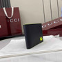 Gucci GG Marmont bi-fold wallet 835047 in Black green leather - Default Title - View 3