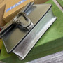Gucci ‎�?21970 Dionysus leather mini bag silver leather