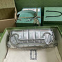 Gucci Horsebit Chain medium shoulder bag �?64255 in Silver leather