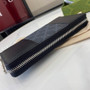Gucci GG Emblem zip around wallet, 821803 in black gg - Default Title - View 8