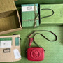 Gucci Blondie small shoulder bag in red leather 742360