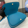 Gucci Blondie medium top handle bag 815719 in blue suede