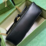 Gucci GG Marmont Small Shoulder Bag 443497 Black Matelassé Leather - Default Title - View 4