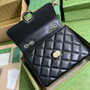 Gucci Deco small shoulder bag in Black leather ‎740834 - Default Title - View 7