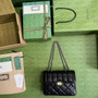 Gucci Deco small shoulder bag in Black leather ‎740834 - Default Title - View 9