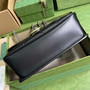 Gucci Deco small shoulder bag in Black leather ‎740834 - Default Title - View 3