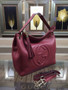 Gucci 408825 SOHO 2way Shoulder Bag In Wine Red Leather - Default Title - View 2