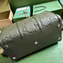 Gucci Jumbo GG small duffle bag ‎725282 in green leather - Default Title - View 3
