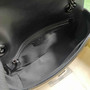 Gucci 443497 GG Marmont small matelassé shoulder bag Black patent