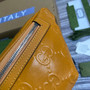 Gucci 658582 GG embossed belt bag Yellow GG embossed leather - Default Title - View 6