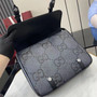 Gucci Jumbo GG medium messenger bag 760234 in gray leather - Default Title - View 6