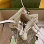 Gucci ‎‎�?50620 Ophidia mini GG bucket bag white blue