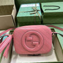 Gucci Blondie small shoulder bag in Pink leather 742360 - Default Title - View 1