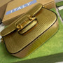 Gucci 675801 Horsebit 1955 lizard mini bag gold leather - Default Title - View 7