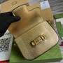Gucci 675801 Horsebit 1955 lizard mini bag gold leather - Default Title - View 8
