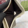 Gucci Horsebit 1955 card case wallet, 621887 in beige leather - Default Title - View 9