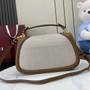 Gucci Blondie medium top handle bag 815716 in beige cotton - Default Title - View 3