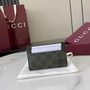 Gucci Bi-color GG card case 768248 green leather - Default Title - View 1