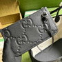 Gucci Jumbo GG large tote bag in black leather 726755 - Default Title - View 6