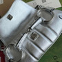 Gucci Horsebit Chain small shoulder bag ‎764339 in Silver leather - Default Title - View 8