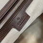 Gucci canvas tote bag with embossed 782741 natural canvas