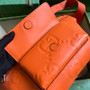 Gucci ‎Jumbo GG belt bag 645093 in Orange leather - Default Title - View 7
