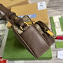 Gucci �?23312 Ophidia small messenger bag Brown leather
