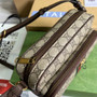 Gucci �?23312 Ophidia small messenger bag Brown leather