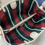 Gucci GG Emblem medium tote bag 815214 in white fabric