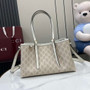 Gucci GG Emblem medium tote bag 815214 in white fabric