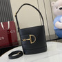 Gucci 73 mini bucket bag, 833665 in black leather