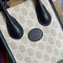 Gucci ‎‎‎671623 Mini tote bag with Interlocking G blue white - Default Title - View 5