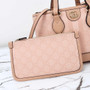Gucci Ophidia mini tote bag 811716 in dusty pink leather - Default Title - View 7