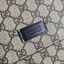 Gucci 211131 GG plus diaper bag brown leather