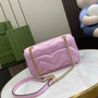 Gucci GG Marmont Small Shoulder Bag 443497 Pink Leather - Default Title - View 2