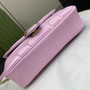 Gucci GG Marmont Small Shoulder Bag 443497 Pink Leather - Default Title - View 3