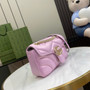 Gucci GG Marmont Small Shoulder Bag 443497 Pink Leather - Default Title - View 5