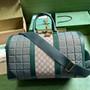 Gucci 724642 Mini GG canvas small duffle bag in Green leather - Default Title - View 2