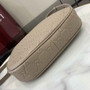 Gucci GG Emblem small shoulder bag 815409 in taupe GG leather