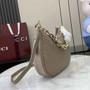 Gucci GG Emblem small shoulder bag 815409 in taupe GG leather