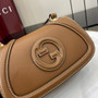Gucci Blondie mini shoulder bag in brown leather 815700 - Default Title - View 5