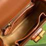 Gucci 675797 Bamboo1947 small top handle bag Crocodile Brown - Default Title - View 9