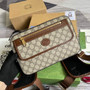 Gucci 700515 Small GG Supreme Backpack Brown leather - W28cm x H18cm x D6cm / Brown leather - View 4