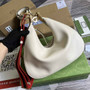 Gucci 702823 Attache large shoulder bag white - Default Title - View 1